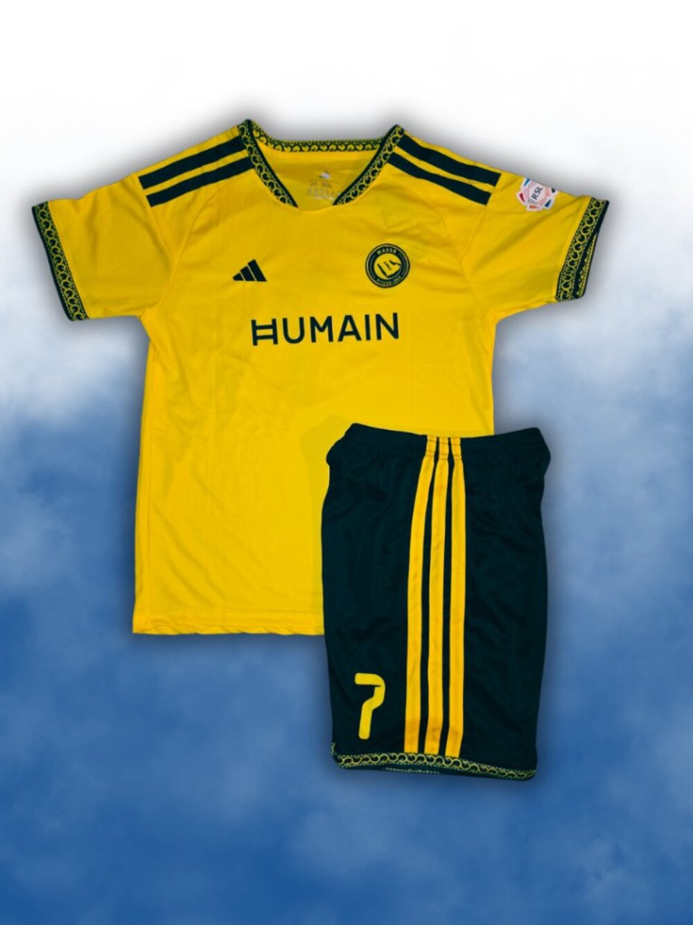 🇸🇦 Al Nassr 2026/2027 Home Kid’s Set #7 Ronaldo